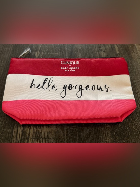 Clinique Handbags - Clinique x Kate Spade Hello Gorgeous Cosmetic Makeup Bag GWP